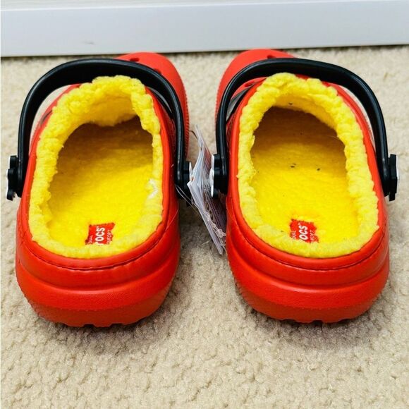 NWT Crocs Unisex-Child Classic Lined Disney Mickey Mouse Clogs Shoes Sz US J5 - Picture 7 of 9